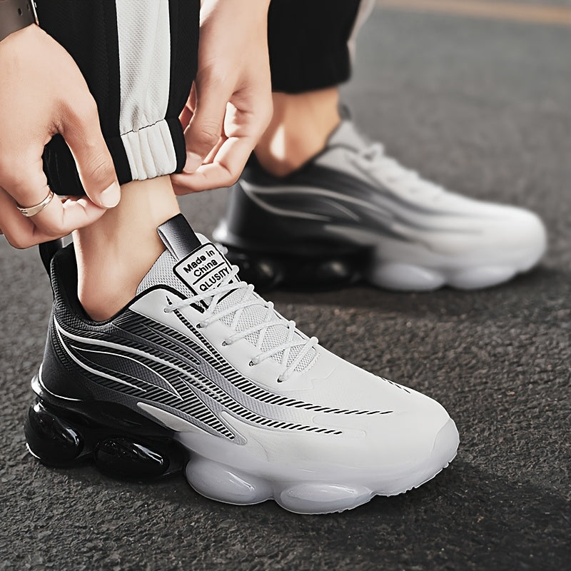 Men's Breathable Mesh Running Sneakers with Air Cushioning, Comfortable and Breathable to Wear - ayq