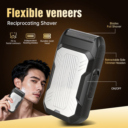 2pcs/3pcs Men's Electric Hair Clipper Set & Beard Trimmer Set. Home-use electric hair clipper + sculpting trimmer + reciprocating shaver. Haircutting, shaving, sculpting, and sideburn trimming. Christmas gift. for home, car, - ayq