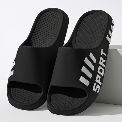 Men'S Casual Summer EVA Slippers | Non-Slip, Durable Sole, Comfortable Slide-On Design, Suitable for Outdoor, Indoor, and Bathroom Use, Unisex - ayq