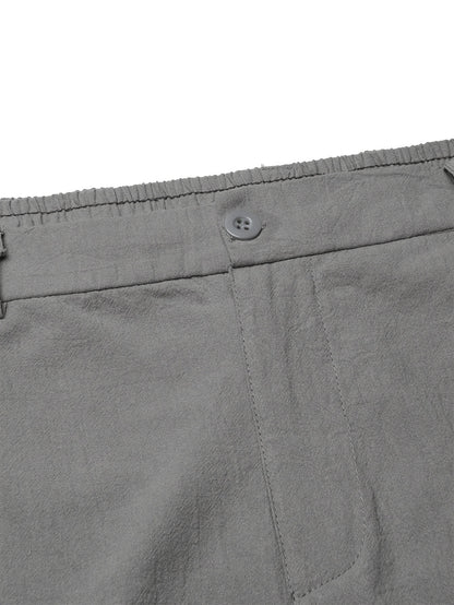 Men's Casual Linen Trousers for Spring and Fall, Straight Fit