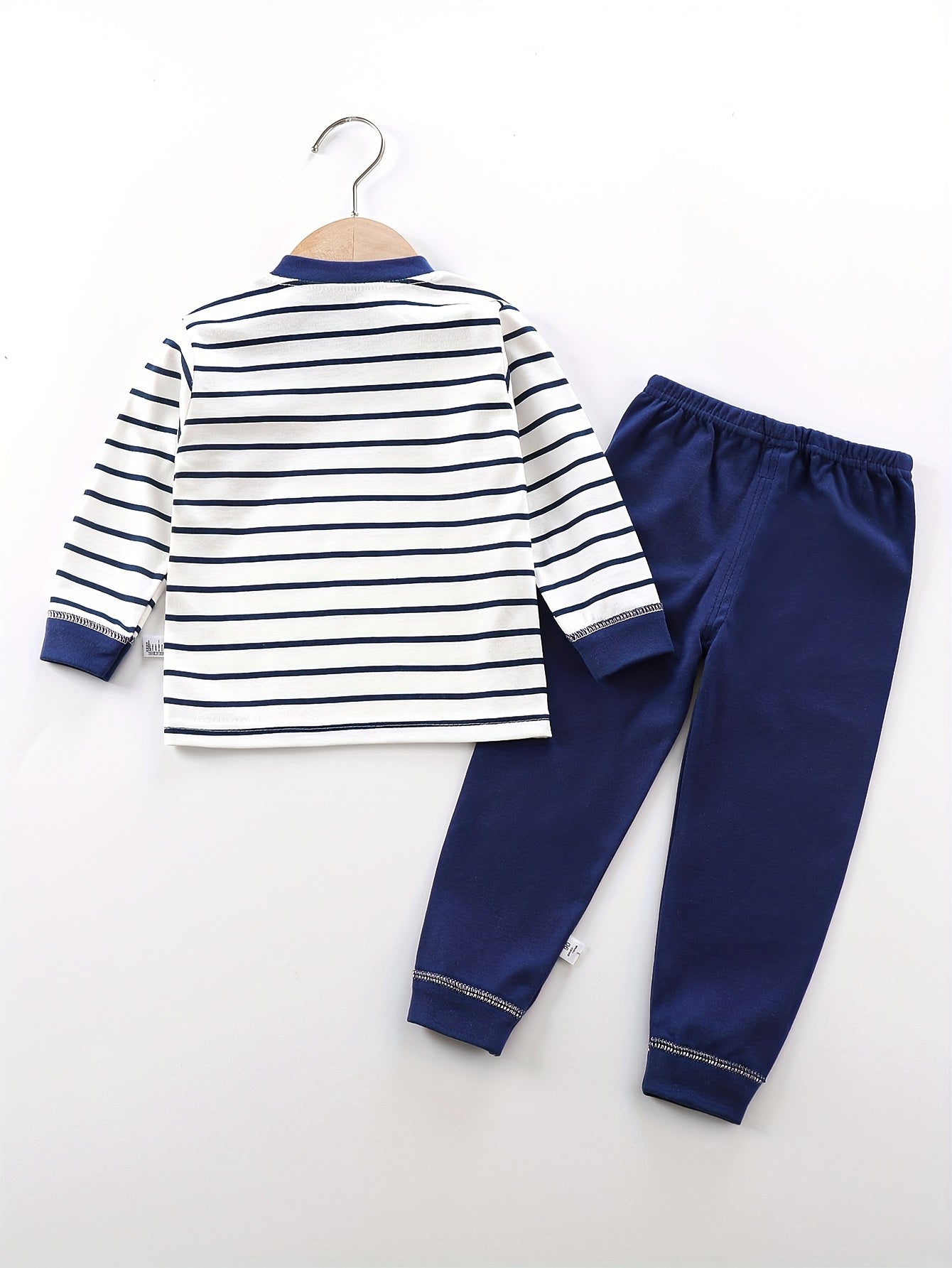 Kids' Autumn Winter Cotton Animal Print Casual Set