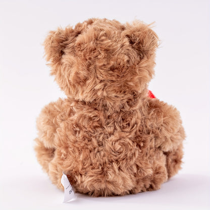Charming 6-Inch Brown & Red Heart 'Love You' Plush Bear - Perfect for Valentine's, Mother's Day & Father's Day Gifts