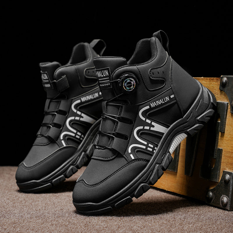 Men's Casual Chukka Boots for Hiking and Outdoor Use
