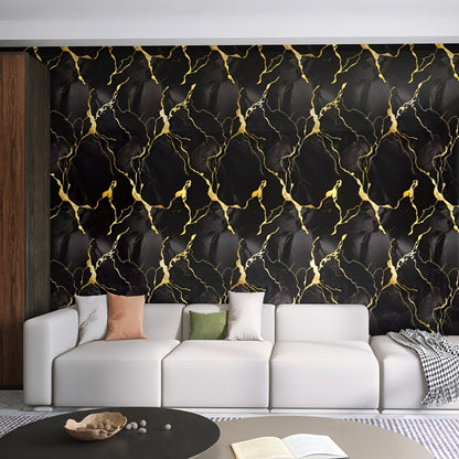 3D Marble Peel & Stick Wallpaper Panels with Thick Foam