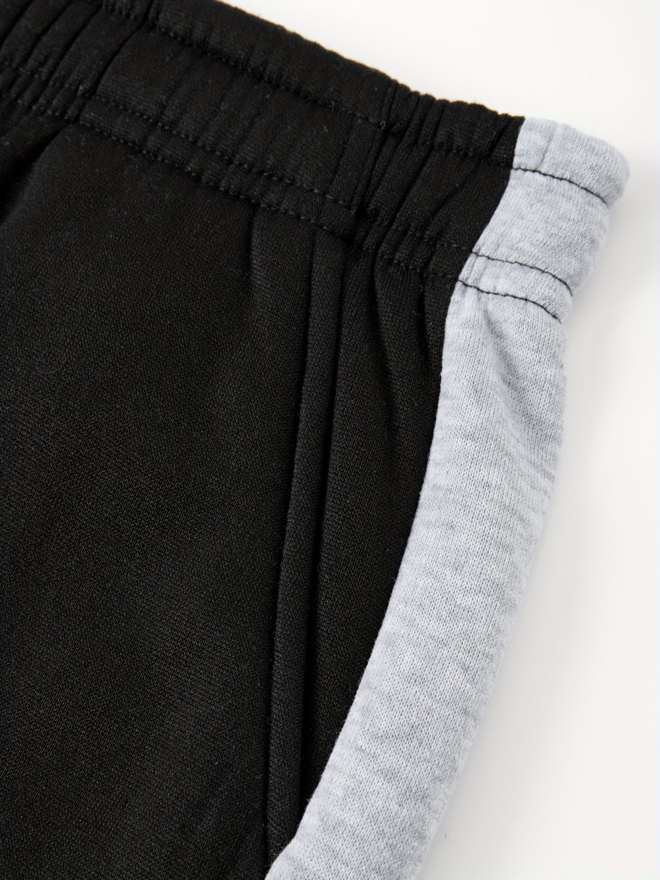 2pcs Boys' Casual Sportswear Set, Fashion Basketball Print Fleece-Lined Zip-Up Hoodie + Pants for Autumn and Winter, Suitable for Daily Wear and Outdoor Activities, Perfect for Outdoor