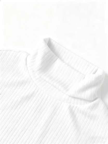 Men'S Long-Sleeve Sweatshirt for Autumn And, Featuring a High Collar, Knitted Design, Casual And Stylish for Outerwear
