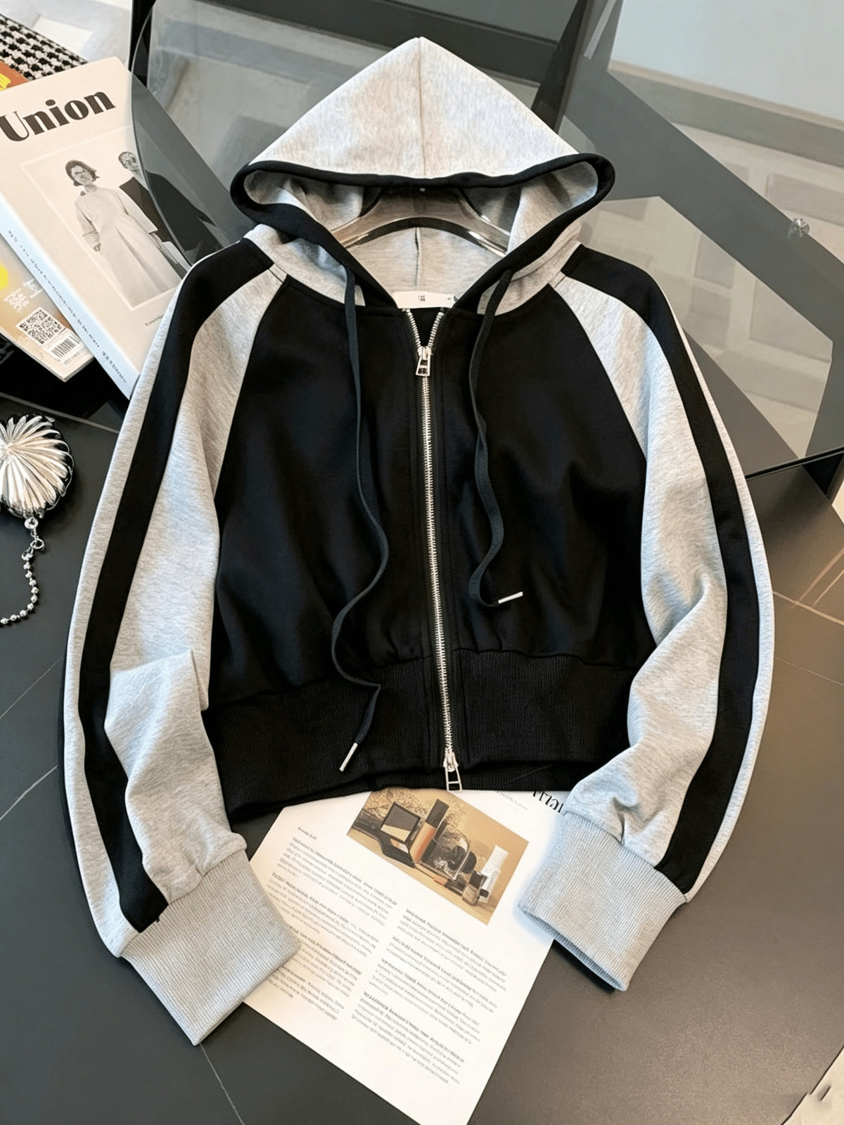Mens Casual Hooded Sweatshirt and Wide-Leg Pants Set - Autumn - ayq