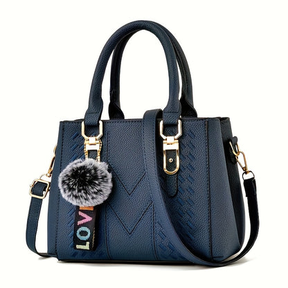 Parent Bag Handbag New Fashion    Ball Pendant Small Tote Bag Thanksgiving Gift for Family