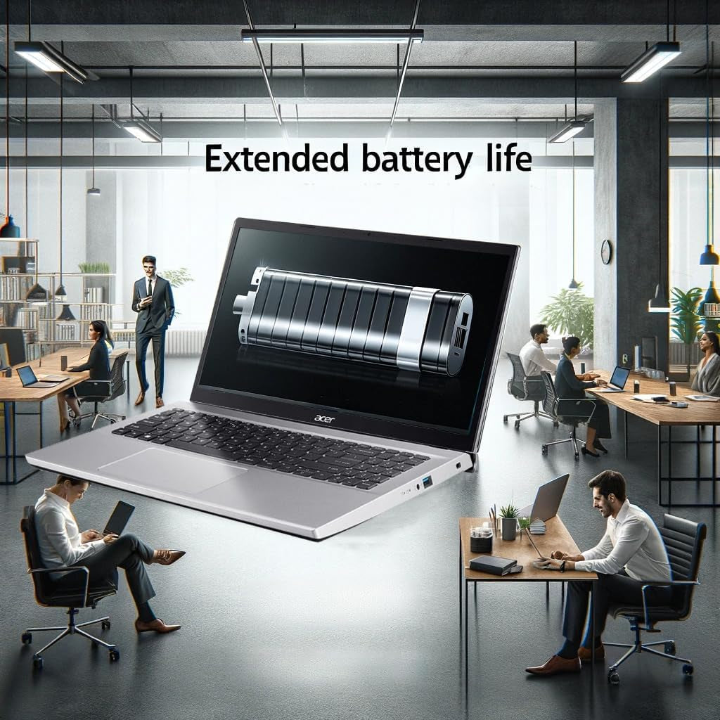 Acer Aspire Premium Laptop | AMD Ryzen 7 5700U (Beats I7-1250U) CPU | 32GB RAM | 1TB SSD | 15.6" FHD Display | Fast Wi-Fi 6 | Sleek Design | Ethernet Port | AI Noise Removal | Windows 11 | WOWPC