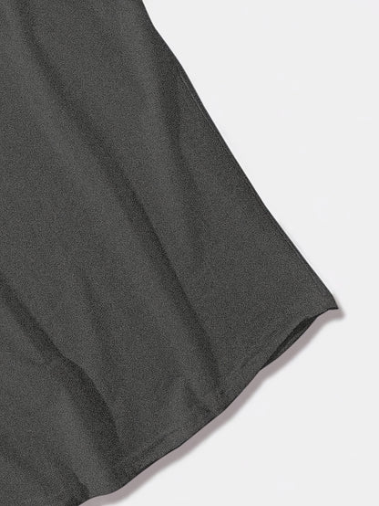 Men's Heavyweight 180gsm Cotton T-Shirt - Dark Gray Crew Neck Tee with Bold "Boston" Print, All-Season Everyday  Formal Shirt for Men - Machine Washable Luxury Casual Top, Versatile Clothing, Modern Design, Premium Fabric, S
