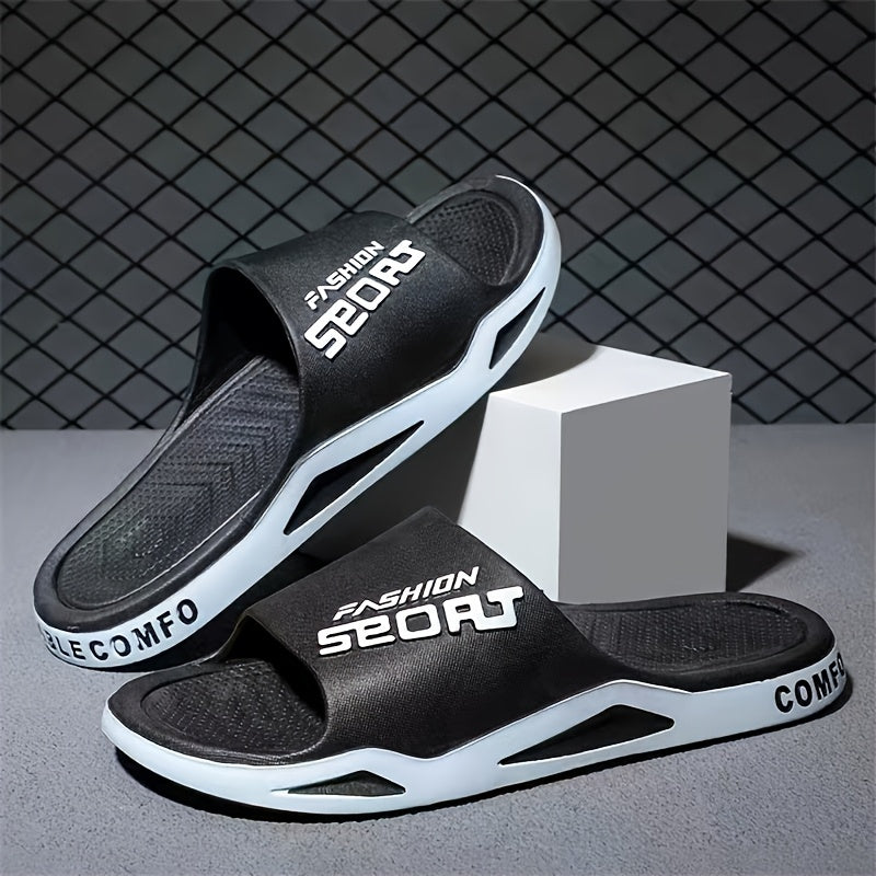 Men’s Sport Graphic Flip-Flops Non-Slip EVA Casual Sandals