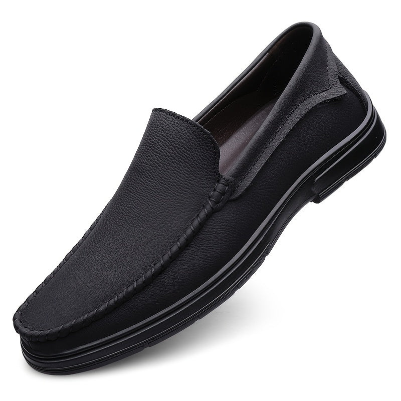 Men's Lightweight PU Loafers Slip-On Casual Dress Shoes