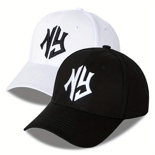 Unisex Embroidered Baseball Caps for Couples - Lightweight Casual Hats