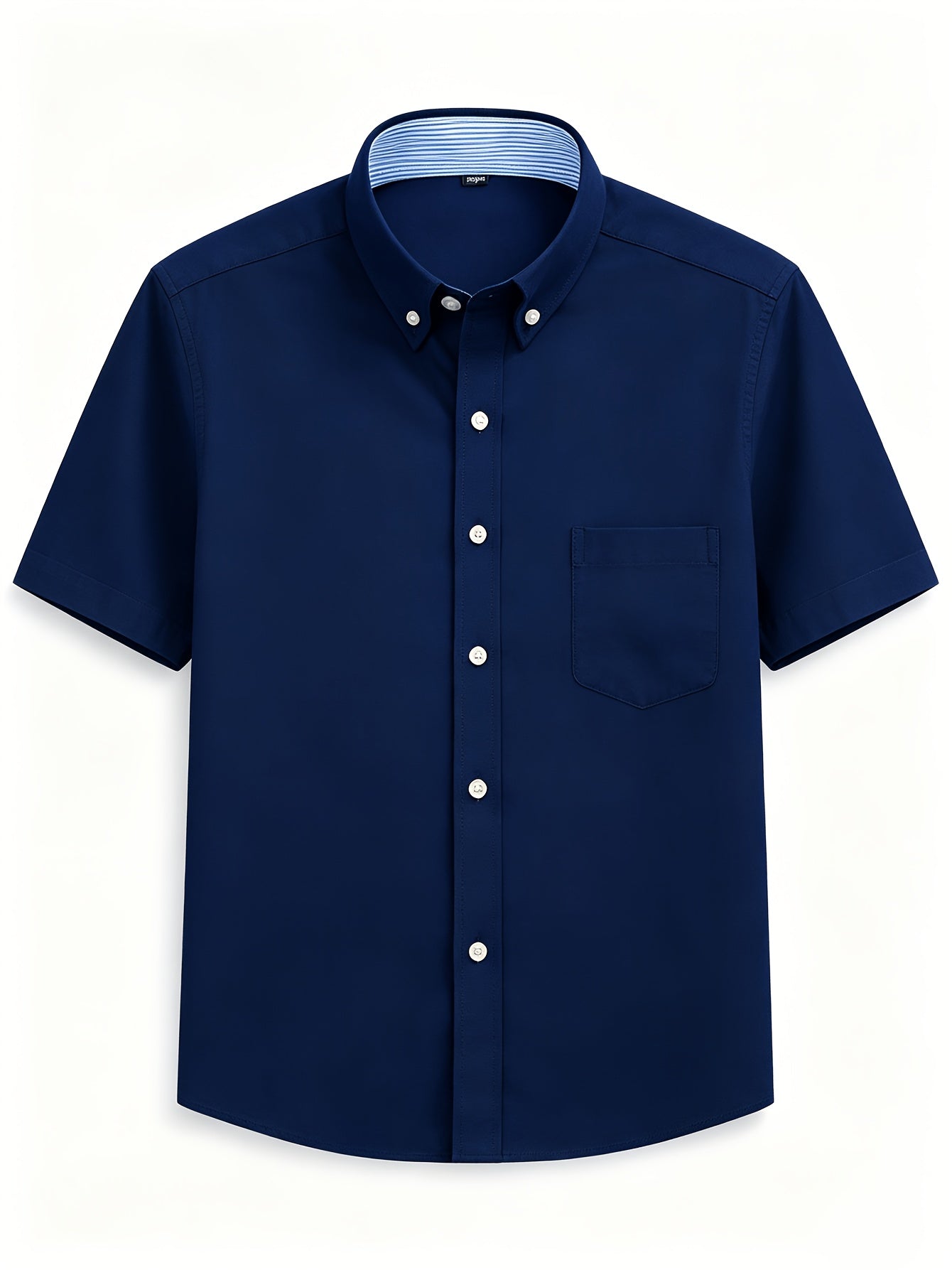 Teen Boys Short Sleeve Button-Down Oxford Shirt Casual Summer