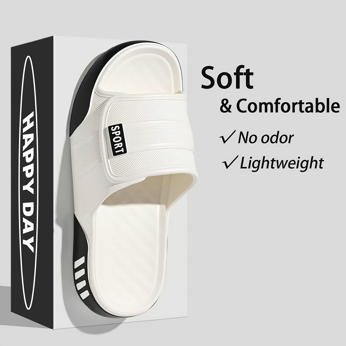 Unisex EVA Casual Slippers Non-Slip Soft Sole All-Season Comfort