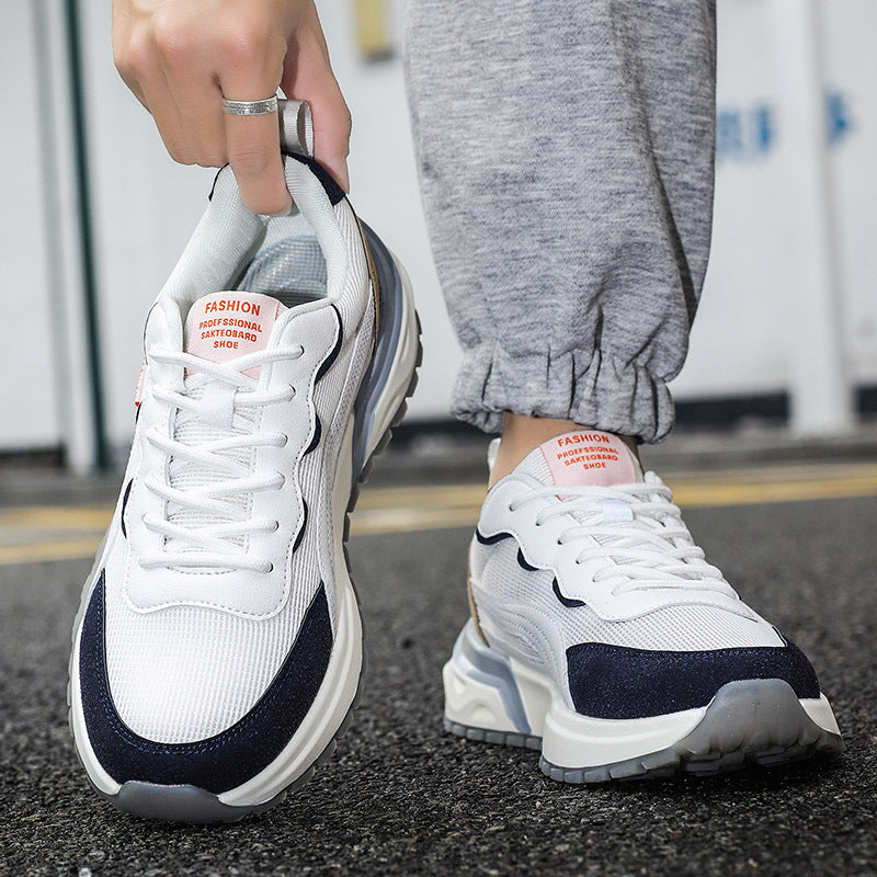 Men's Casual Sports Sneakers with Lightweight PU Sole