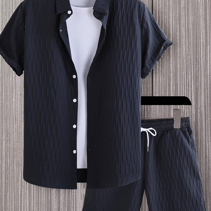 Men's Fashion Casual Shirt Suit