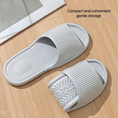 Unisex EVA Casual Summer Slippers with Non-Slip Ribbed Sole
