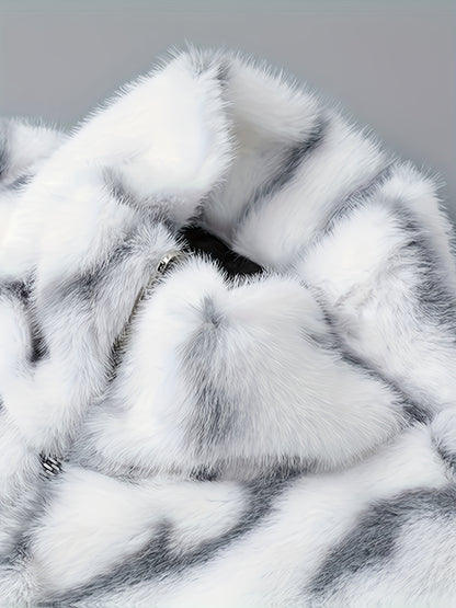 Men'S Winter Jacket - Brown & Black Color Block Coat with Stand-Up Collar, Zipper Closure, Non-Stretch Fabric for Formal & Everyday Cold Weather - Luxury Outerwear for Office, Parties, Casual Outfits, Party Attire, Sophistica