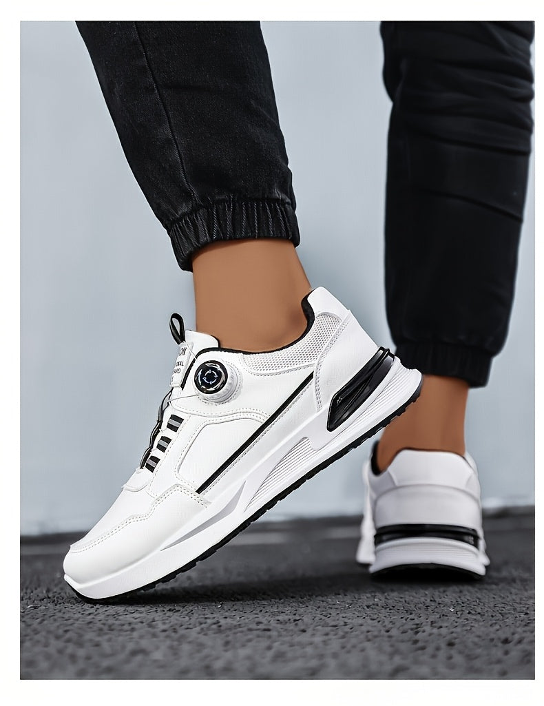 Men'S Large Size sneakers | Versatile Low-Top Running and Cross-Training Shoes, Casual and Preppy Style, Faux Upper, PVC Sole, All-Season Comfort - ayq