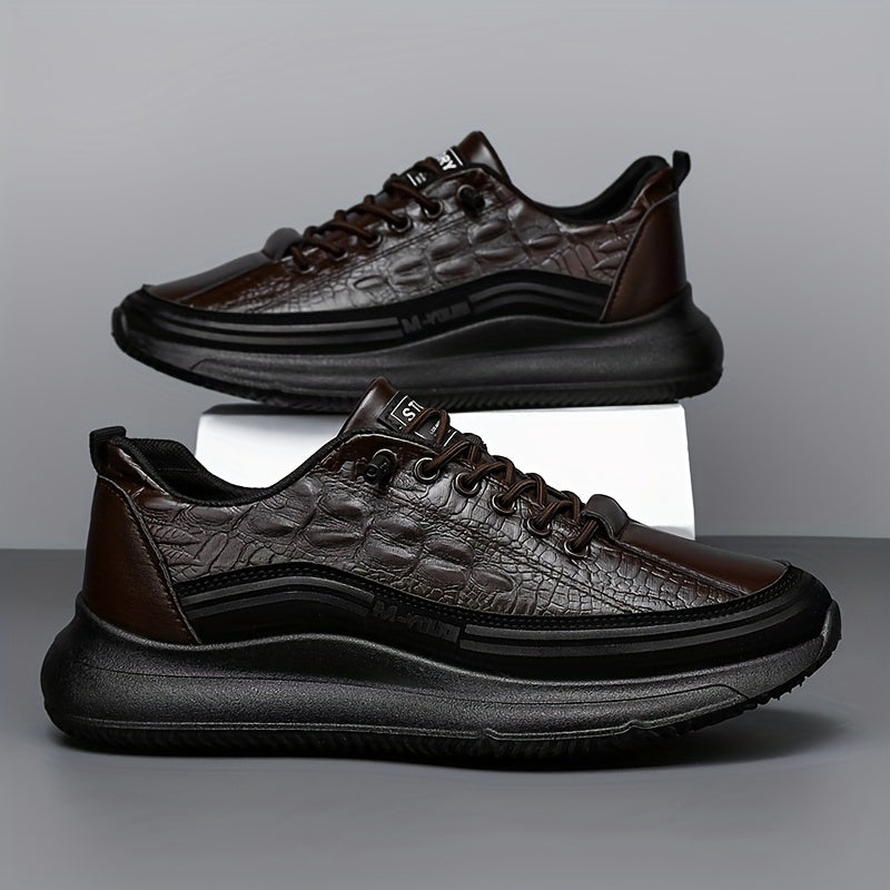 [sneakers] 2025 Men'S New Spring And Autumn Fashion Versatile Soft-Soled Casual Shoes Trendy Outdoor Sports Skate Shoes - ayq