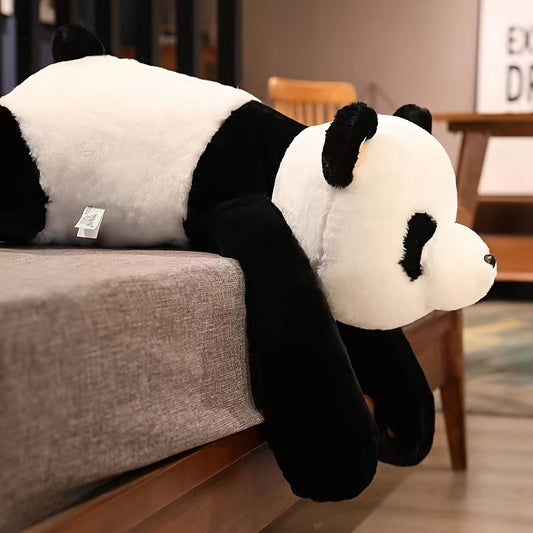 One Adorable Plush Toy Featuring a Enormous Panda in a Lying Position, Perfect As a Pillow Or a Gift