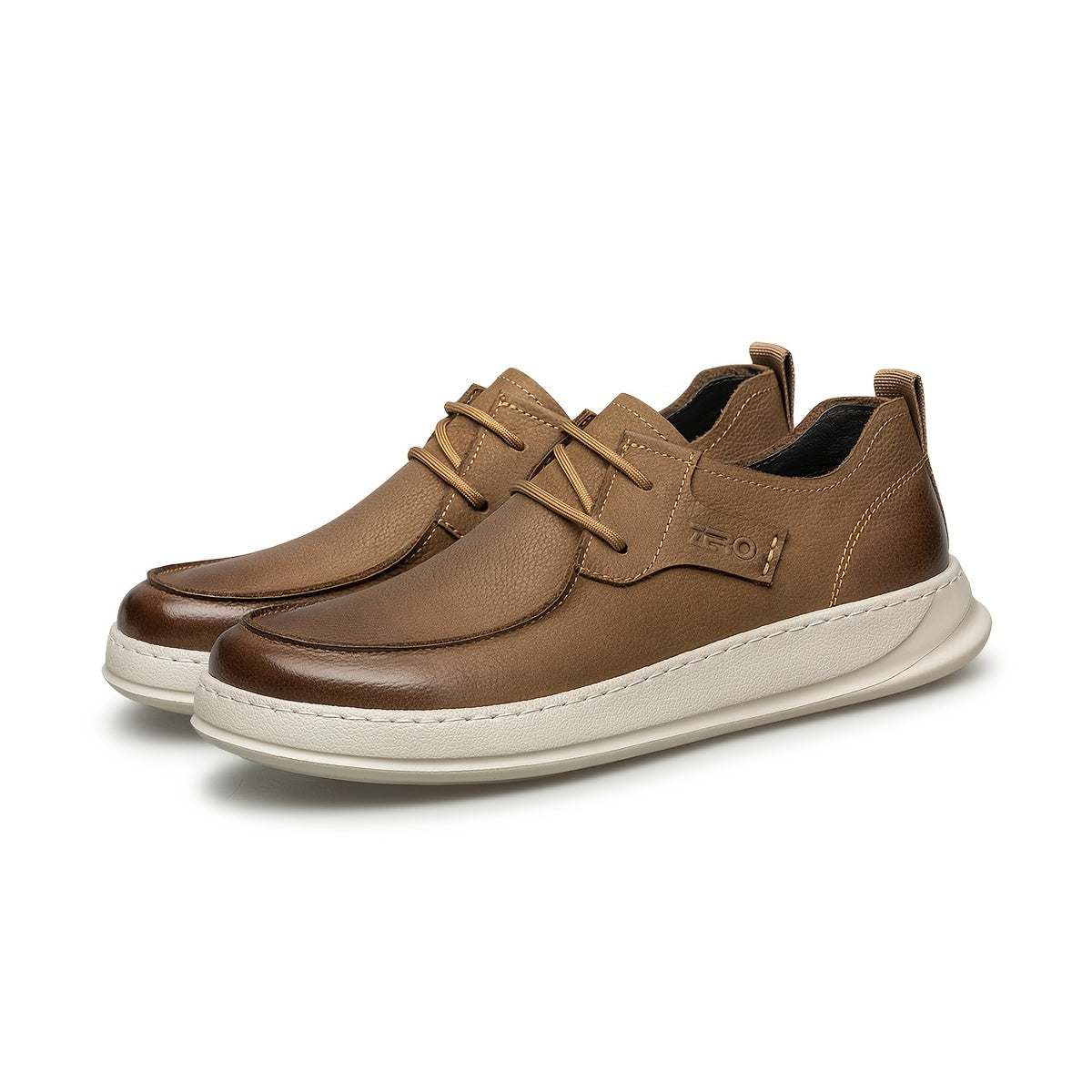 Men's Casual Leather Loafers Soft Sole Breathable Shoes