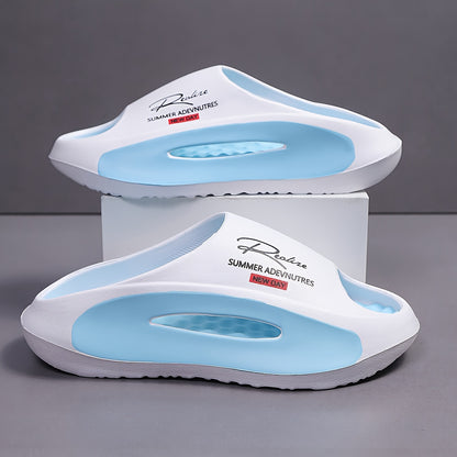 Men's Lightweight EVA Foot Massaging Slippers with Arch Support