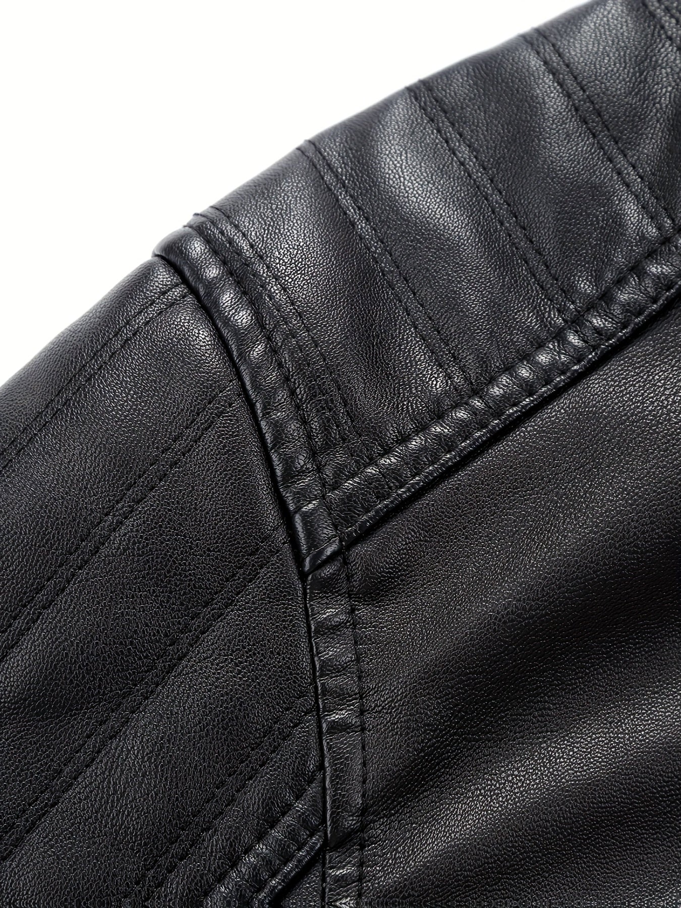 Men's Casual Workwear Zipper Jacket with Stand Collar