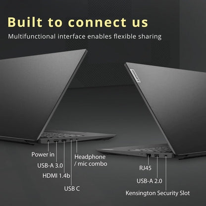 Lenovo V-Series V15 Business Traditional Laptop, 15.6" FHD Display, Intel Core I5-1235U, 40GB RAM, 1TB SSD, Webcam, Numeric Keypad, HDMI, RJ45, Wi-Fi, Windows 11 Pro, Black