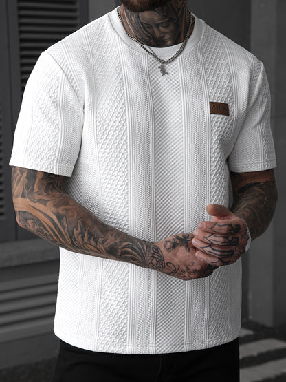 Men'S Crew Neck Long Sleeve T-Shirt | Casual Loose Fit with Slight Stretch Fabric, Ideal for Sports and Fitness Training - ayq