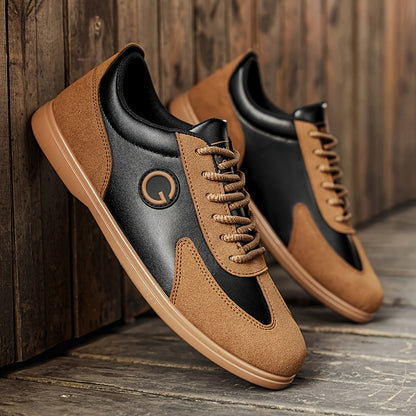 LOEIKAN Men'S Low-Top Sports Casual Shoes | Comfortable, Fashionable, Versatile for Outdoor and Street Wear, Faux Upper, PVC Sole, Lace Closure - ayq