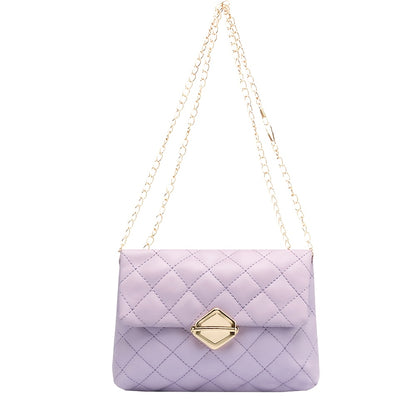 Versatile Rhombus Crossbody Women's Bag Fashion Vintage Chain Shoulder Bag Handbag