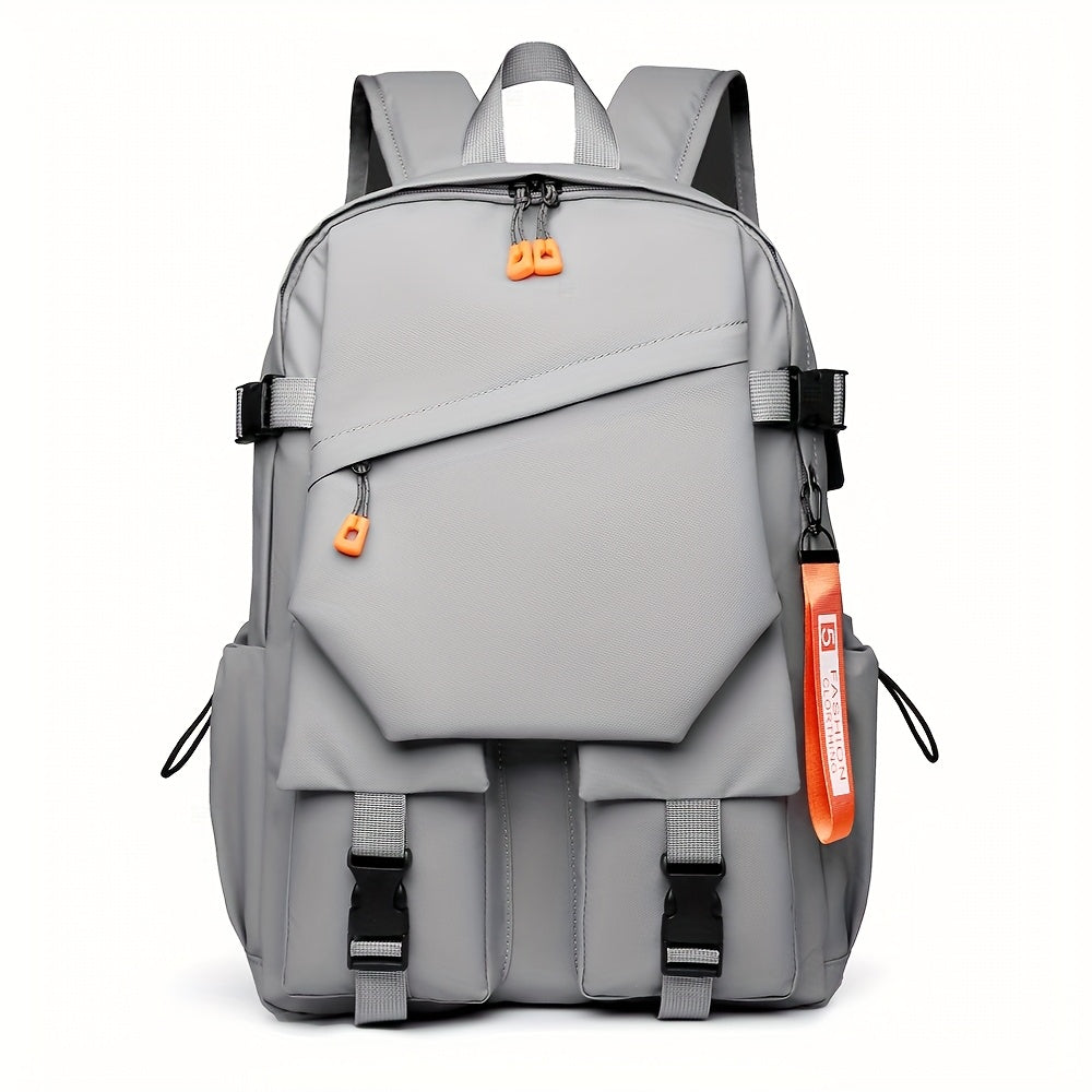 Stylish Minimalist Style Large Capacity Unisex Shoulder Bag, High-Quality Durable Scratch-Resistant Material Casual Shoulder Bag with Multiple Pockets and Compartments Design, Suitable for Daily Commuting and Travel