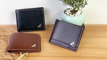 Men'S Faux Leather Bi-Fold Wallet | Large Capacity With Multiple Card Slots For Id, Credit Cards, And Cash | Ideal For Christmas, Anniversary, Birthday, Valentine'S Day Gifts | Thin, Exquisitely Crafted, Business Essential