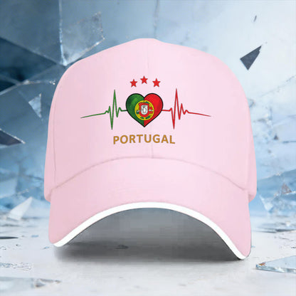 Adjustable Portuguese Flag Baseball Cap Lightweight for Outdoors