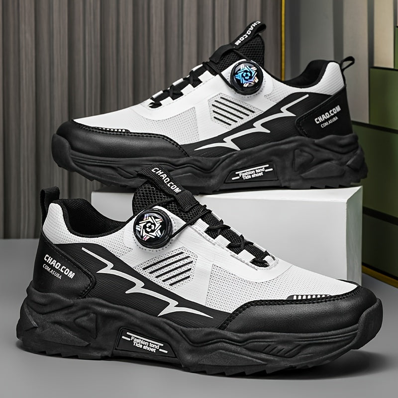 Men's Breathable Anti-Odor Outdoor Sneakers with Height - Low-Top Elastic Closure Running Shoes Suitable for Gym,, Casual Wear - -Season Comfortable Athletic Footwear with Odor-Resistant Technology - ayq