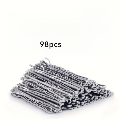 Wavy Alloy Hair Clips for Women - Elegant Styling Accessories