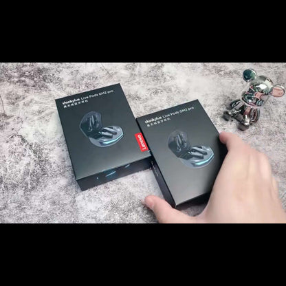 Lenovo GM2 PRO Ergonomic Wireless Earbuds, Immersive Sound Experience, Extended Battery Life, Rechargeable Battery, Coordinated Fast Charging, USB Charging, Type-C Port Charging