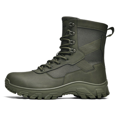 Men's All-Season Hiking Boots with Anti-Slip Rubber Soles