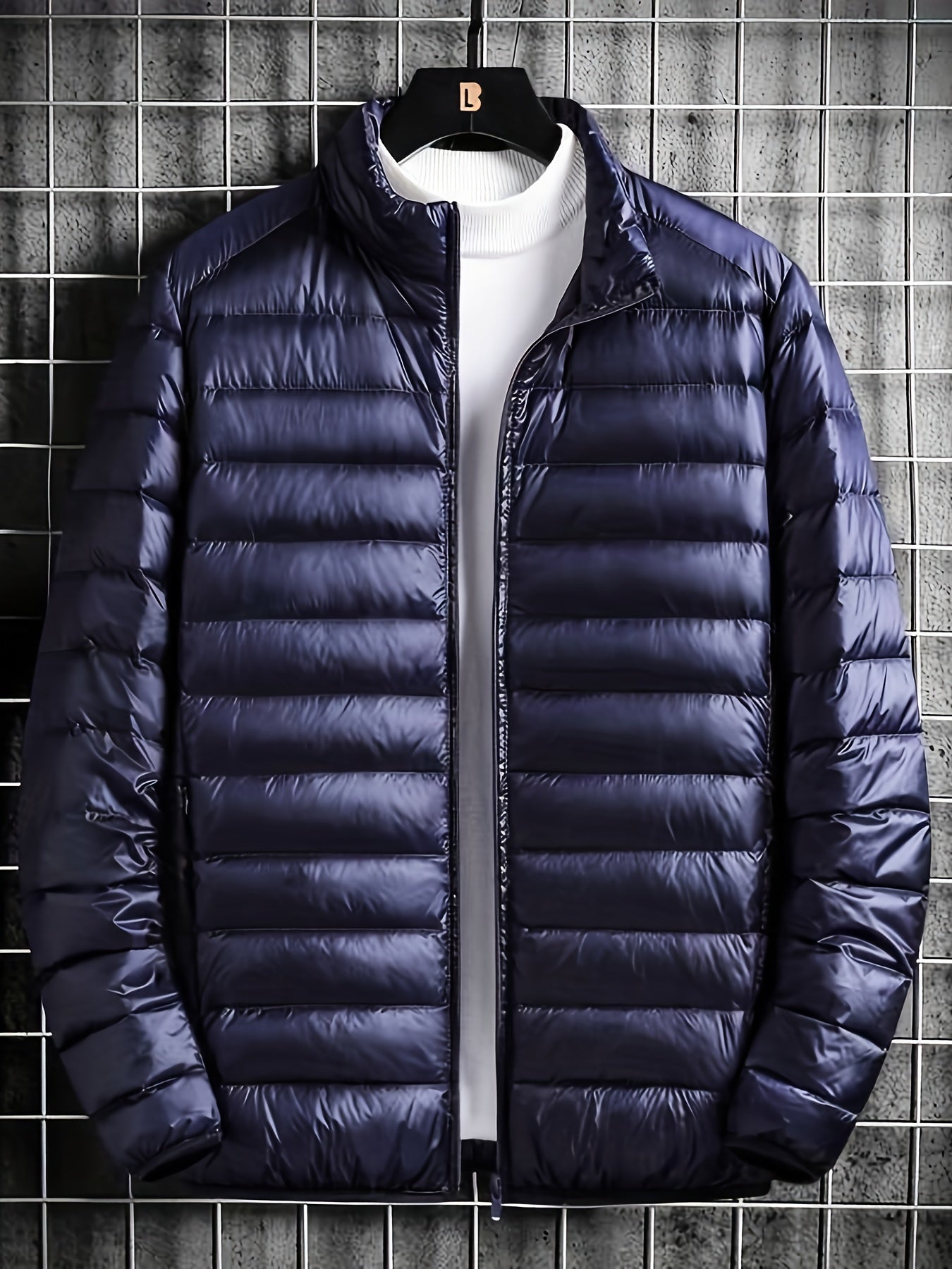 Men's Lightweight Jacket, Fashionable and Warm for Autumn and Winter, Perfect for Casual Outings
