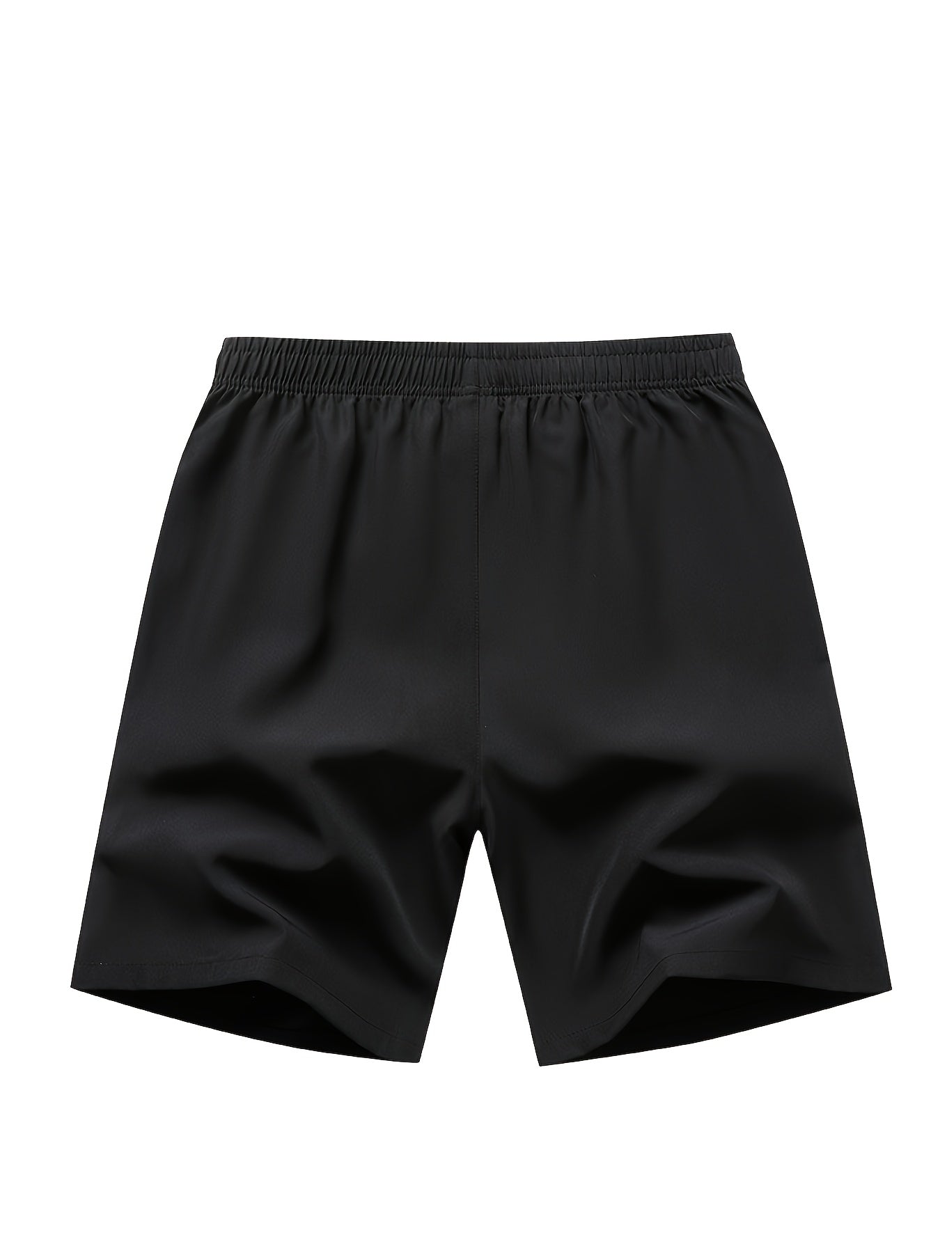 Men'S Ice Sliky Fiber Fabric Running Shorts - Breathable, Wrinkle-Resistant Athletic Shorts with Drawstring Waist & Zipper Pockets for Gym, Tennis, Skateboarding, Yoga, Gym Shorts, Yoga Apparel, Sporty Style, Antislip Constru