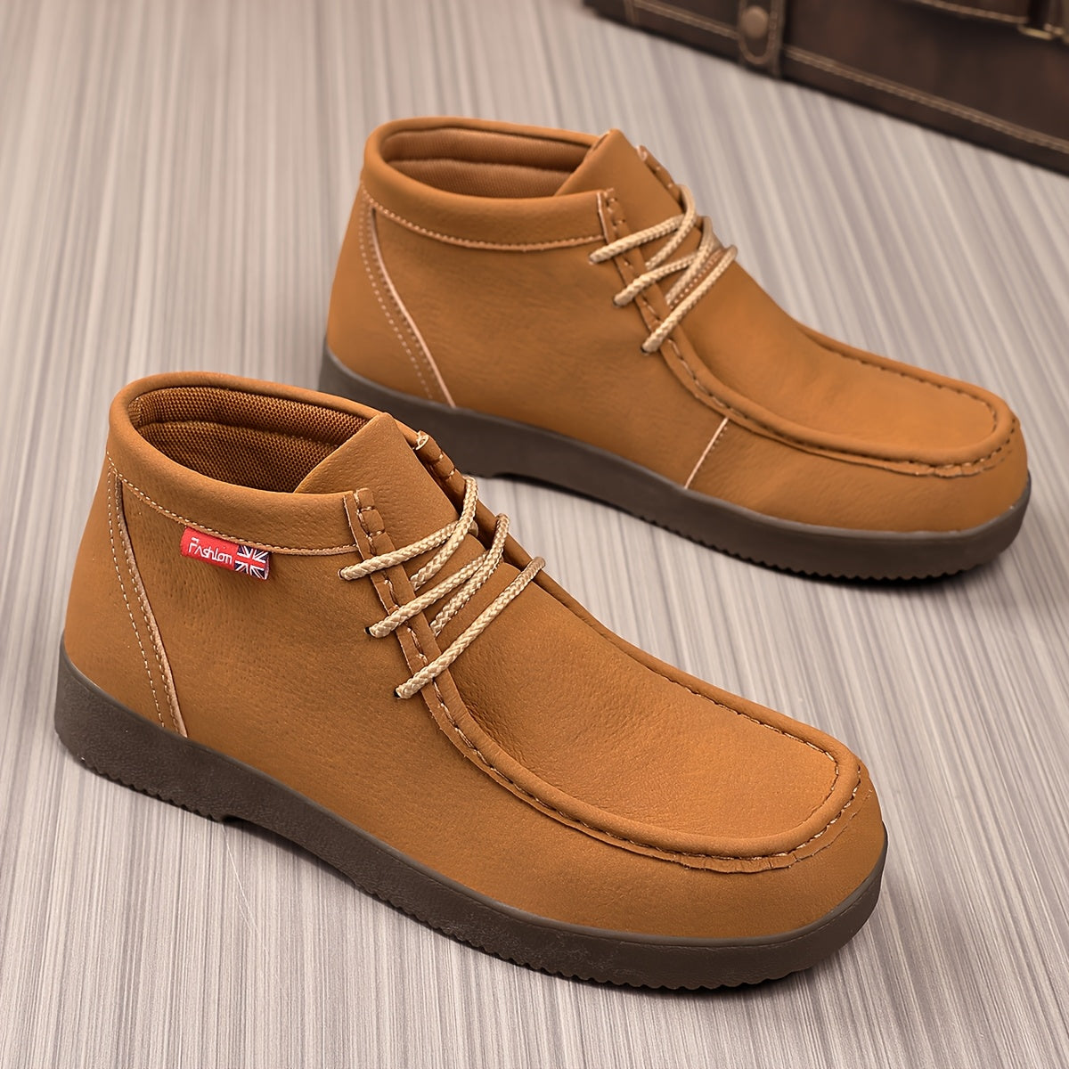 Men's Casual Chukka Boots with Premium TPR Sole for All Seasons
