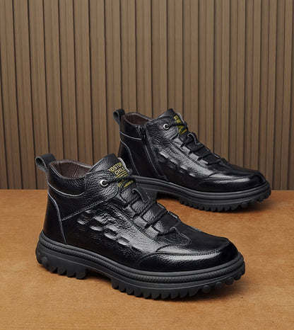 Genuine Leather High-End Plush Comfortable Warm Snow Boots