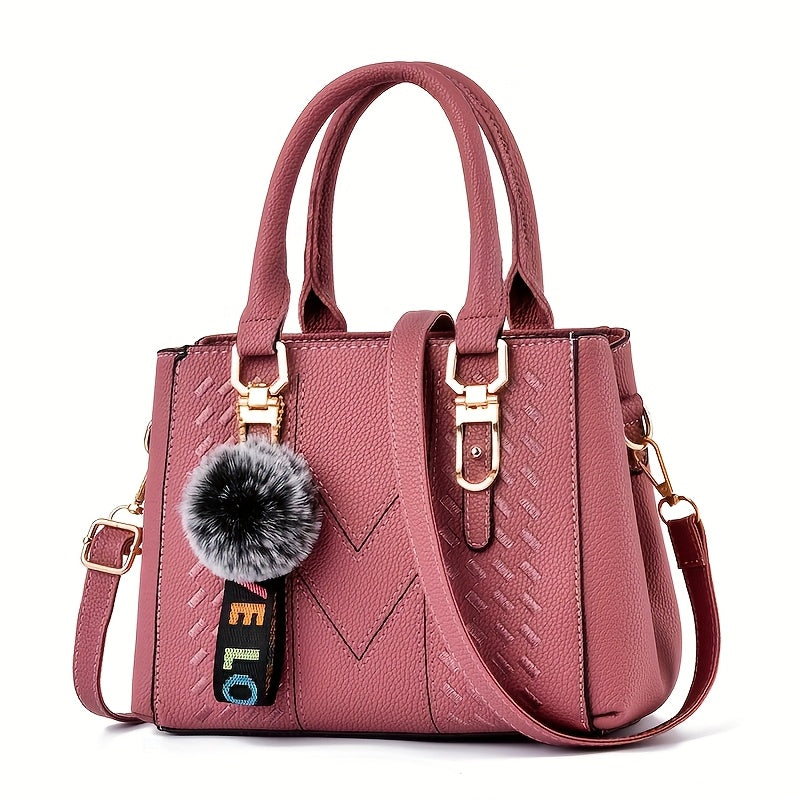 Parent Bag Handbag New Fashion    Ball Pendant Small Tote Bag Thanksgiving Gift for Family