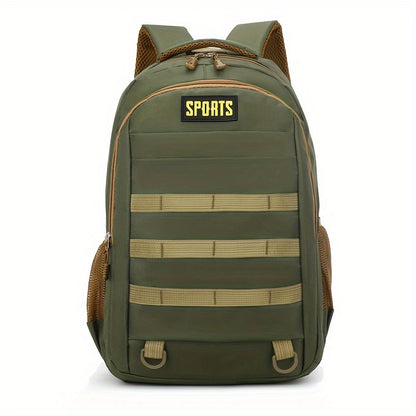 Sleek Urban, Men's Versatile Backpack for Travel, Camping  Cycling - Large Capacity, Business Laptop Compartment, Durable Nylon