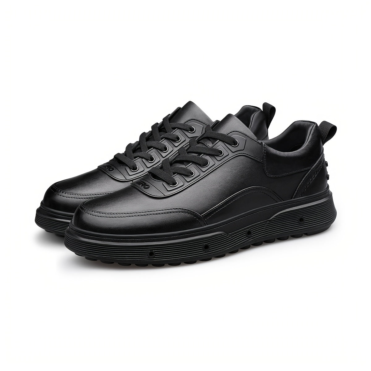ZRO Zero Degree Men's Casual Sneakers with Leather & Air Sole