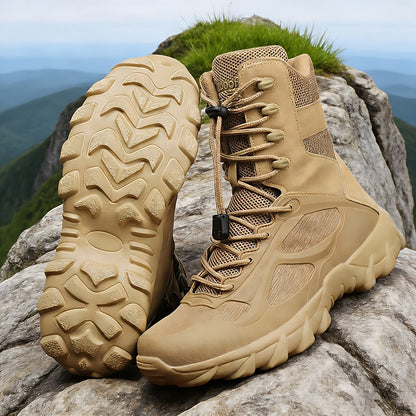 Men's All-Season Tactical Short Boots, Breathable & Comfortable