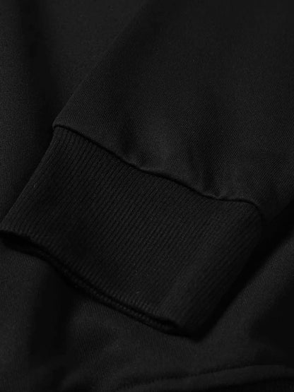 Men's Happy New Year Print Sweater - Champagne Glass & Confetti Design, Round Neck Casual Pullover, Machine Washable Winter Warmth, Comfortable Knit Sweater for Parties & Casual Attire (New Year's Eve Outfits) - Stylish Men's