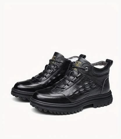 Genuine Leather High-End Plush Comfortable Warm Snow Boots